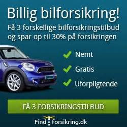 Sammenlign Bilforsikring .